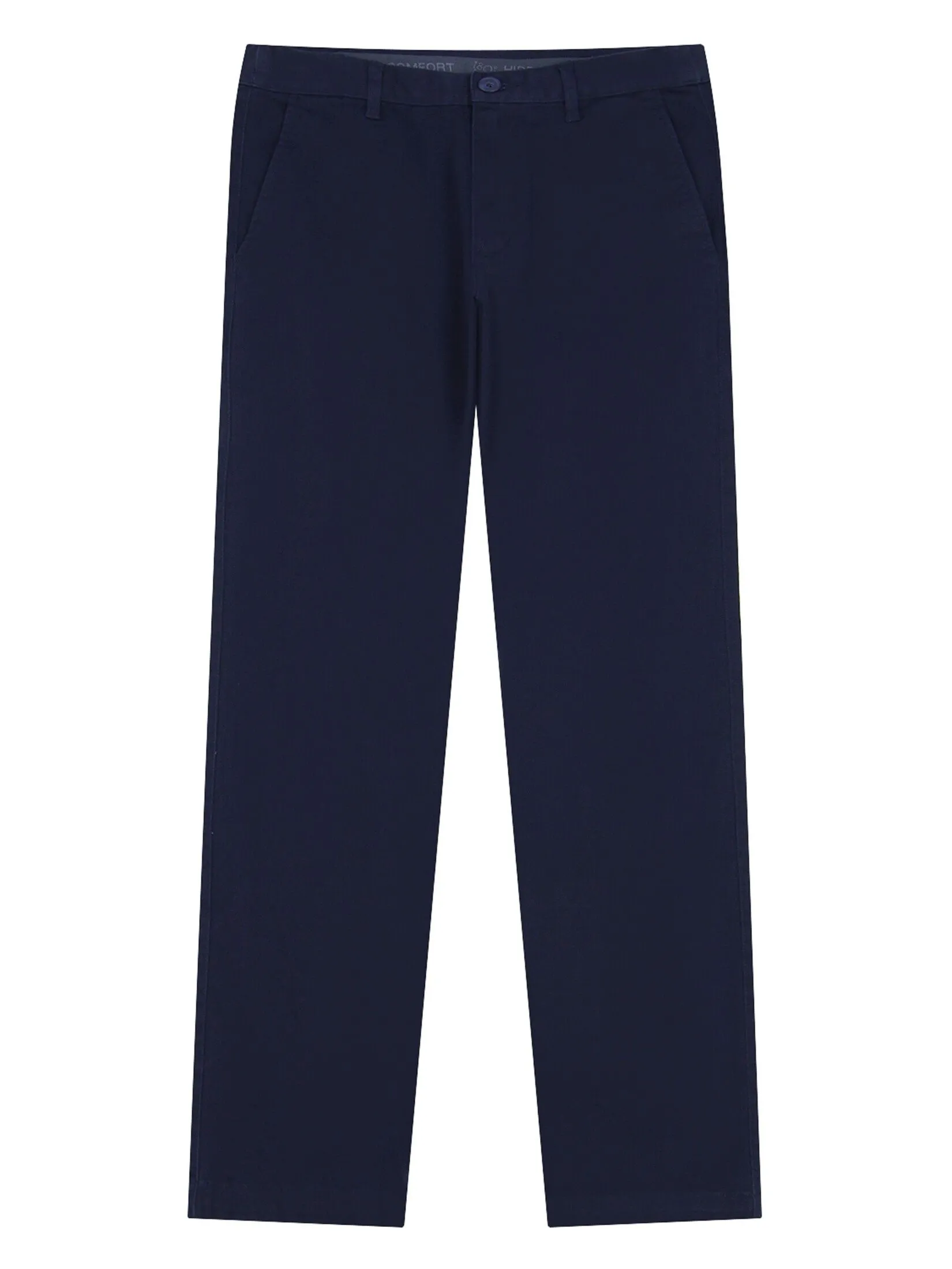 GIORDANO Men's Low-Rise Skinny Stretch Pants (180° Elastic Waistband) Navy blue