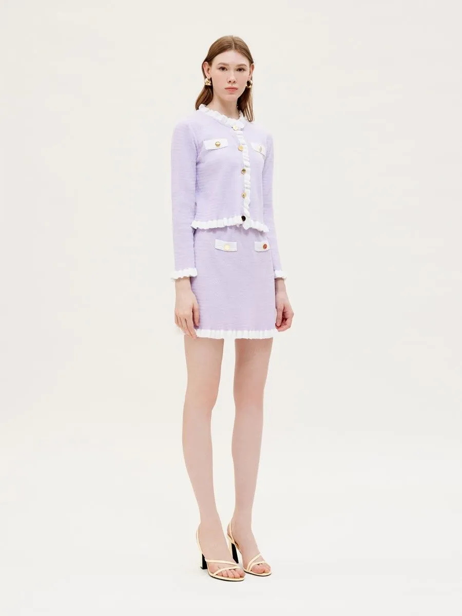 ASV (SS24) Valerie Knitted Women Skirt Lavender