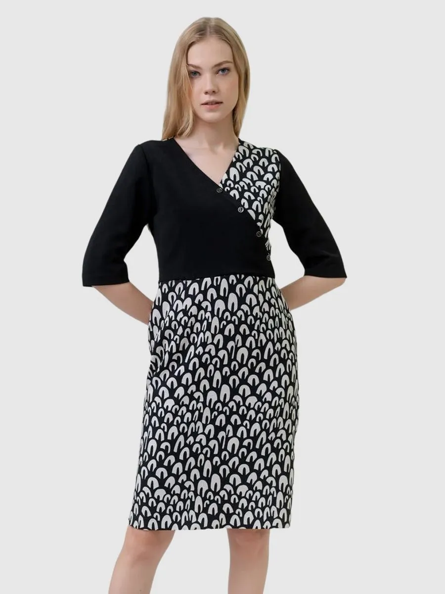 VERONIQA Women Dress Santana Black