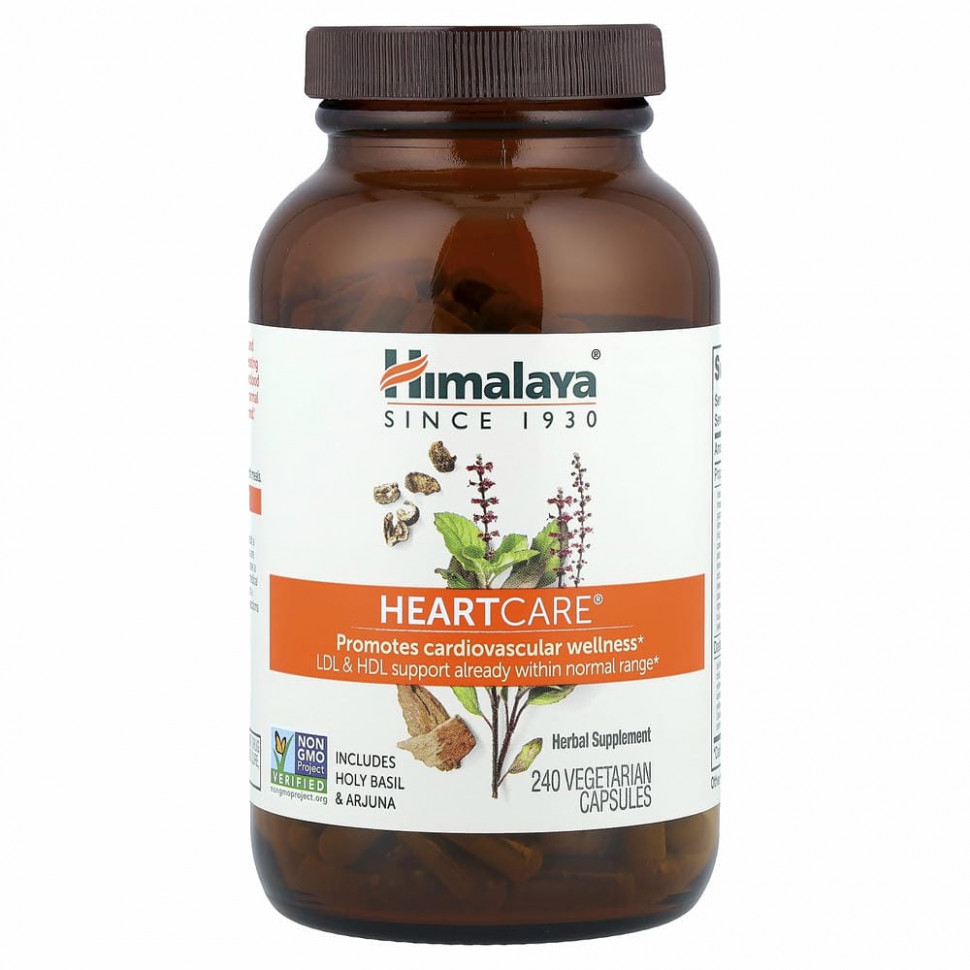 Himalaya, HeartCare, 240 вегетарианских капсул