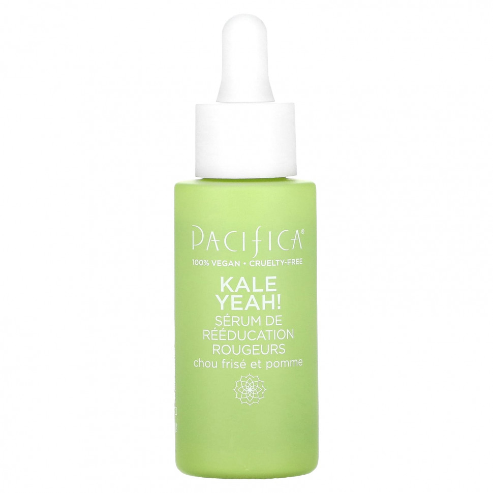 Pacifica, Кале Сыворотка для восстановления покраснений, 29 мл (1 жидк. Унция)