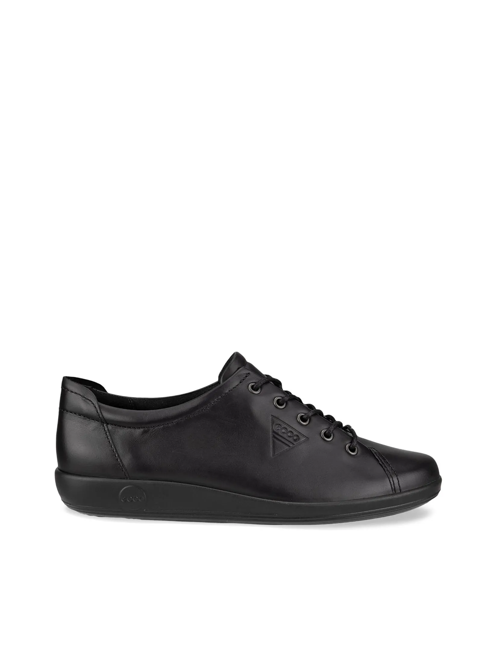 ECCO Women Sneakers Soft 2.0 Black With Black Sole