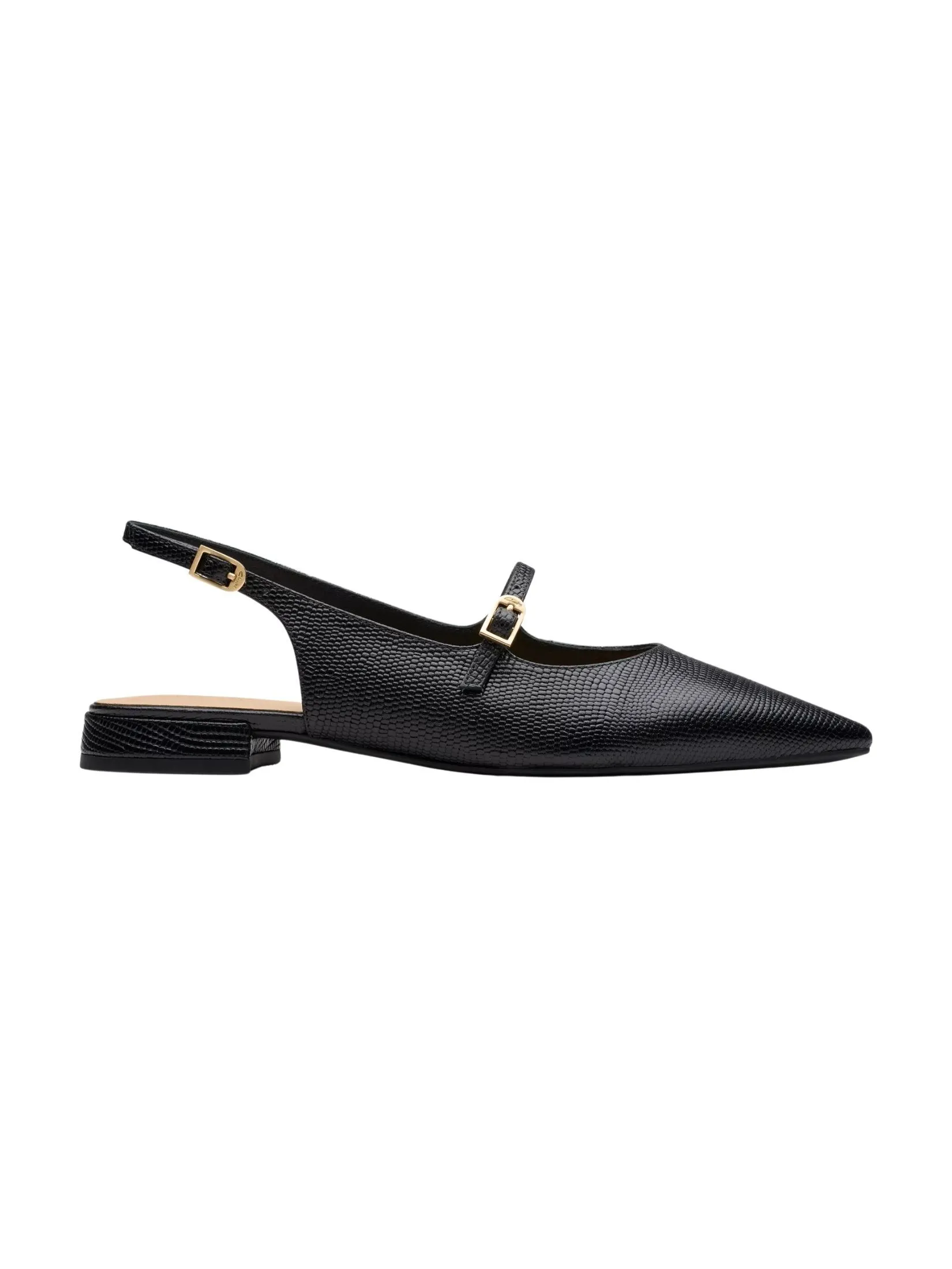 CLARKS SENSA 15 SHINE Black Interest Women's Mary Jane Flats