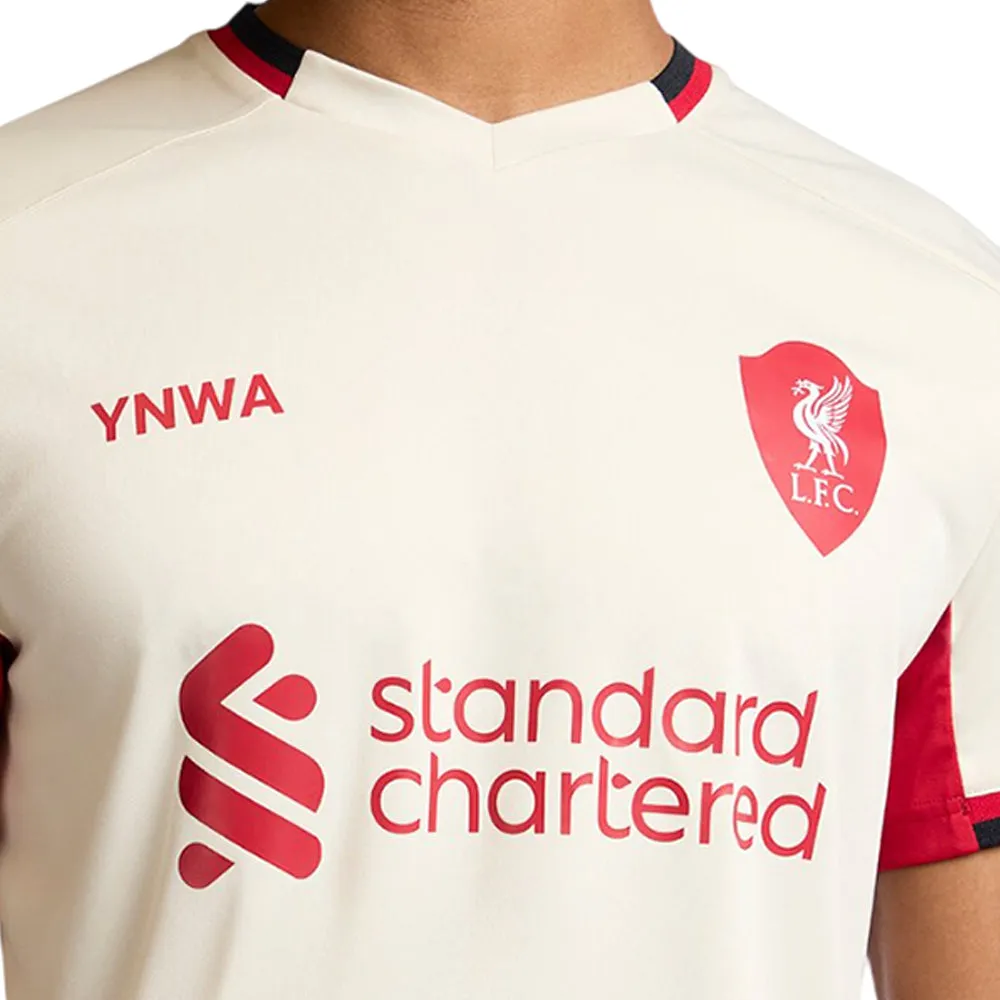 LIVERPOOL FOOTBALL CLUB Men Liverpool Football Club Away Supporter 2025/26 Jersey Cream  - LF068AP617EPTH