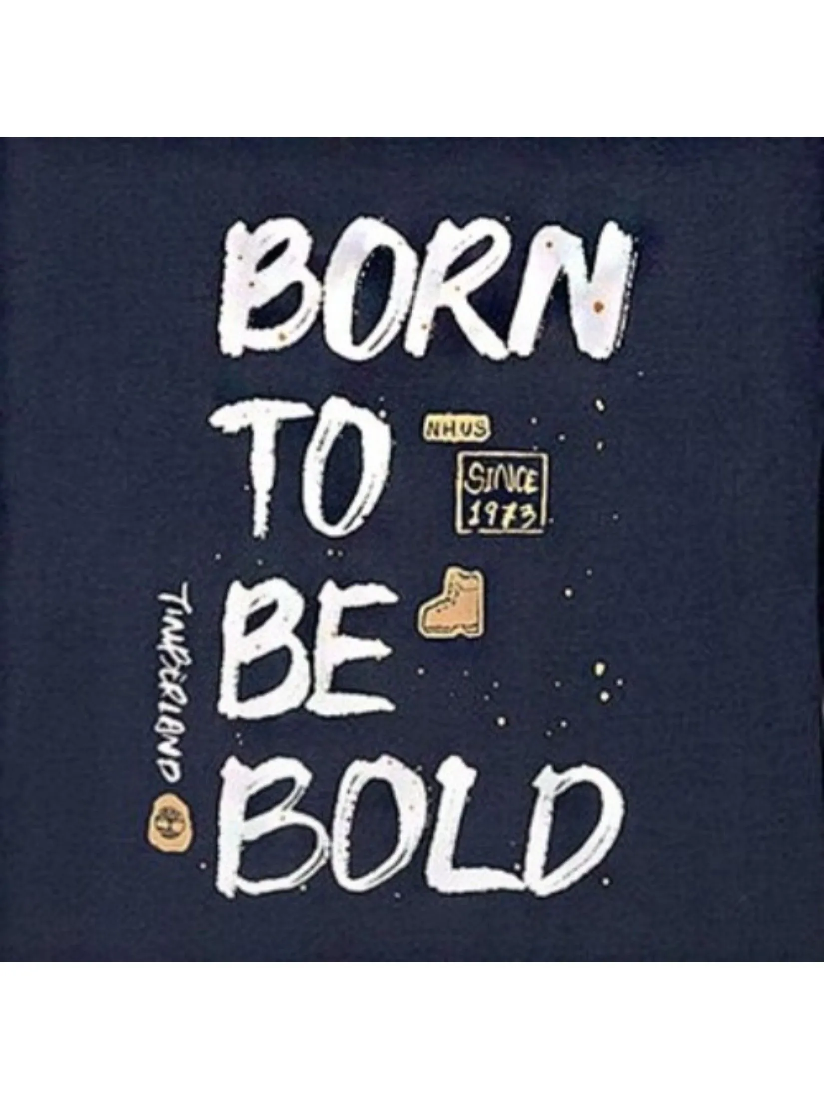 TIMBERLAND Men's Back Graphic Short Sleeve T-Shirt Navy