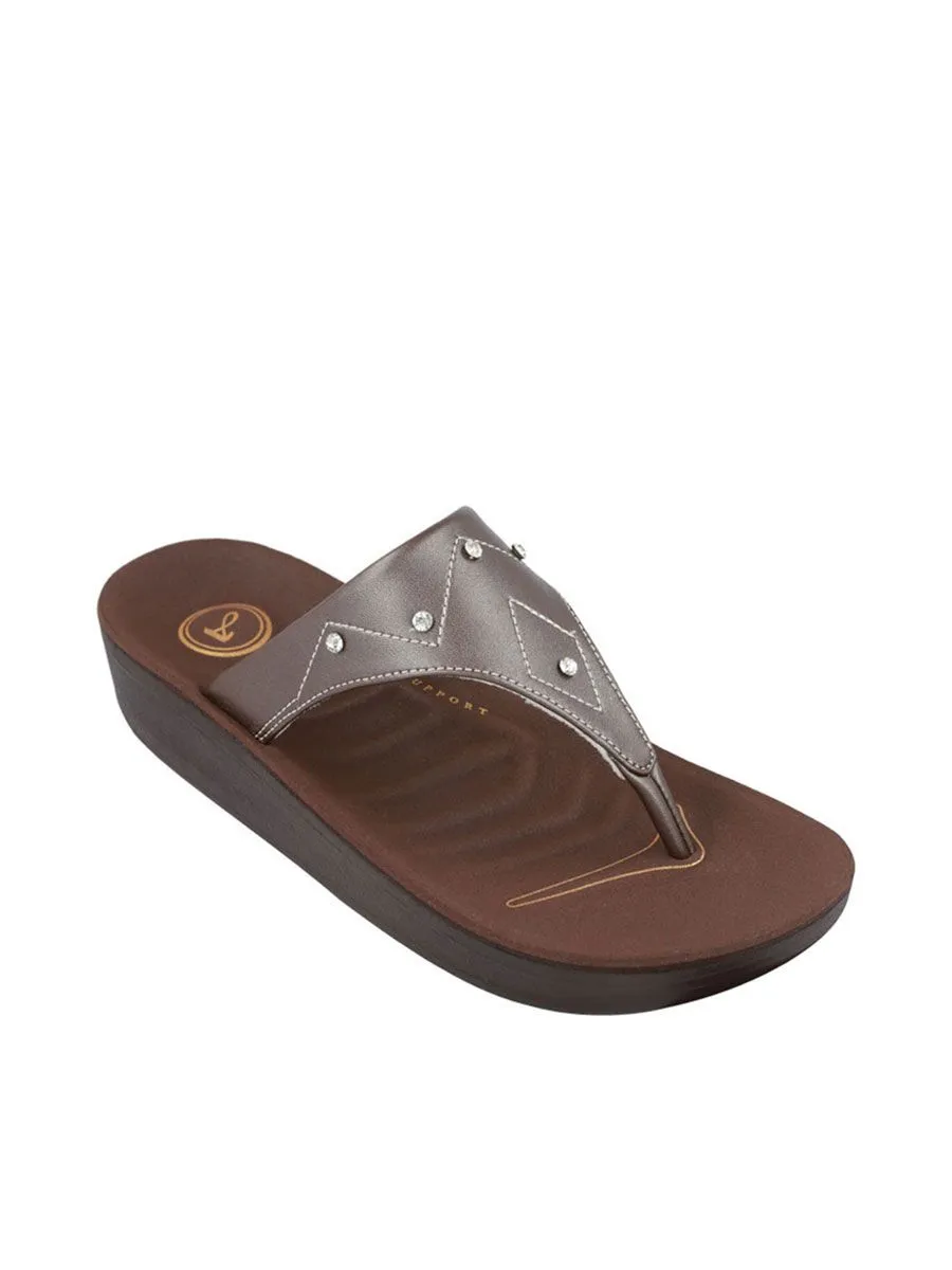 AEROSOFT Flip Flop FW8382 Brown