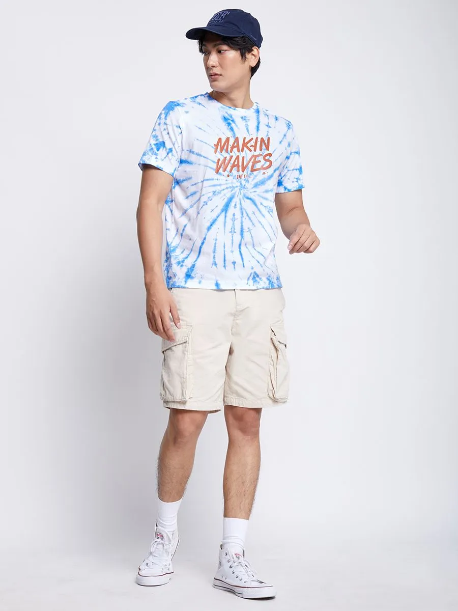 DEFRY 01 Men T-shirt Printed Light Blue