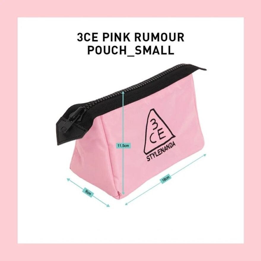 3CE Pouch Small Pink Rumour 1pcs.