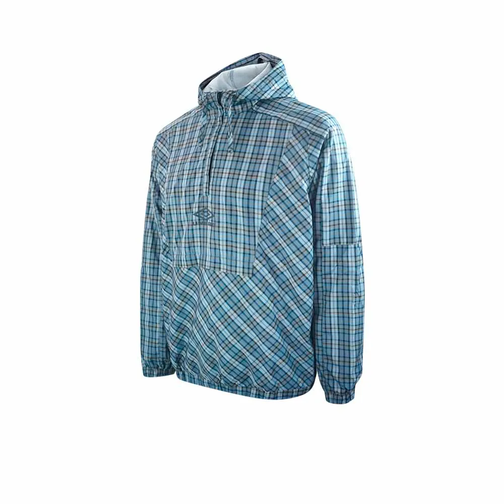 UMBRO Checked Cagoule Men Hoodie Blue - UM126AP288EOTH Size - L
