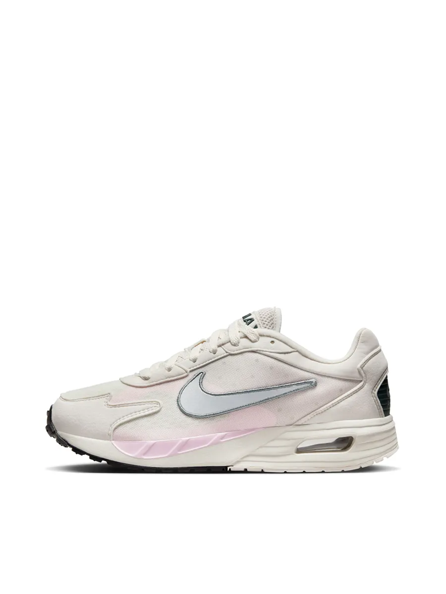 NIKE Women Sneaker Air Max Solo Phantom/Metallic Silver-Pink Foam