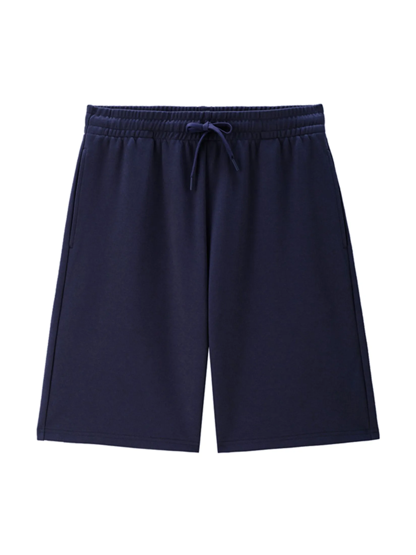 GIORDANO Men's Drawstring elastic waist shorts (Online Exclusive) Signature Navy Size - M