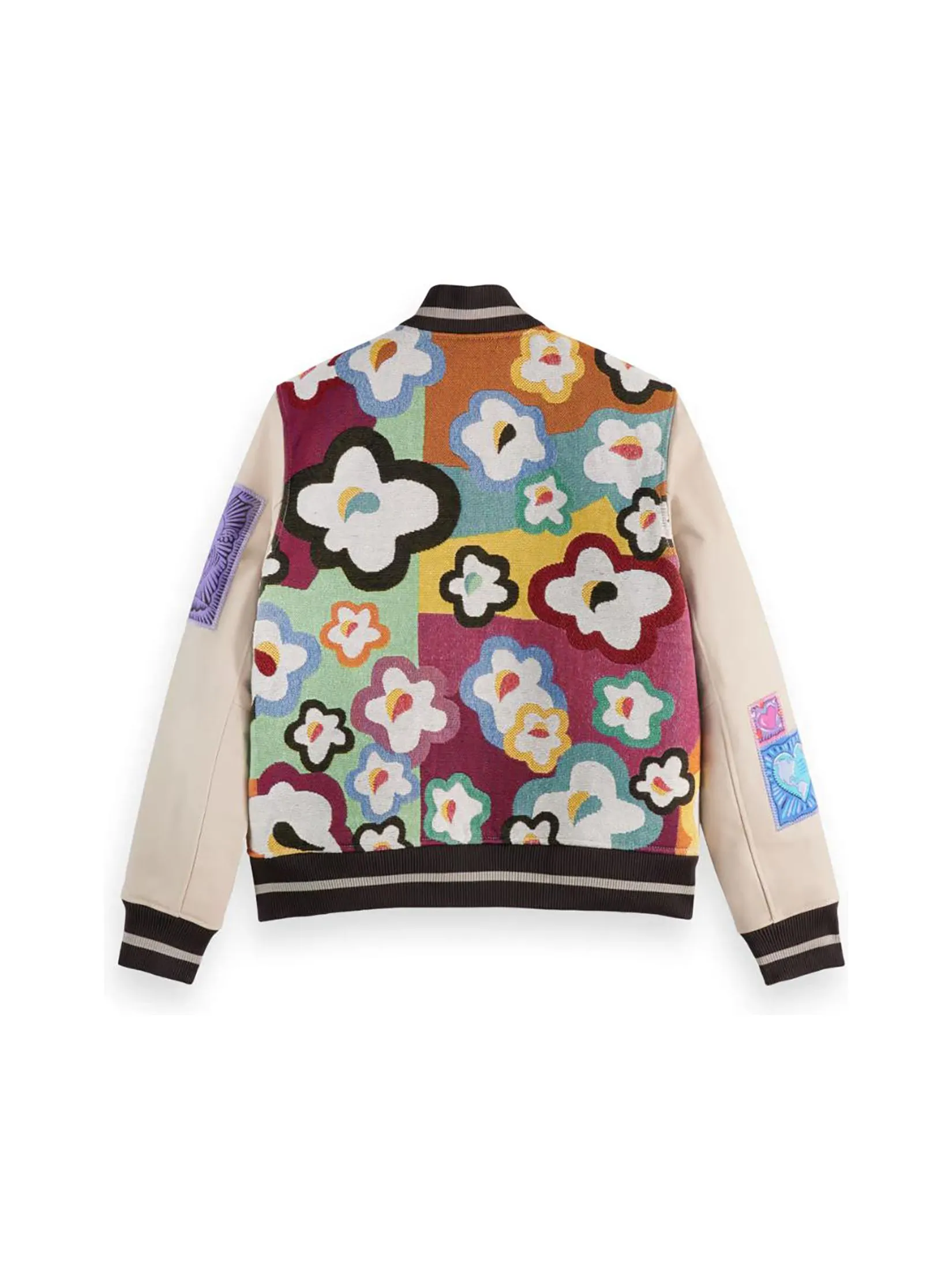 SCOTCH&SODA Men Jacket Scotch & Soda x Burton Morris Floral Flower / Hearts AOP