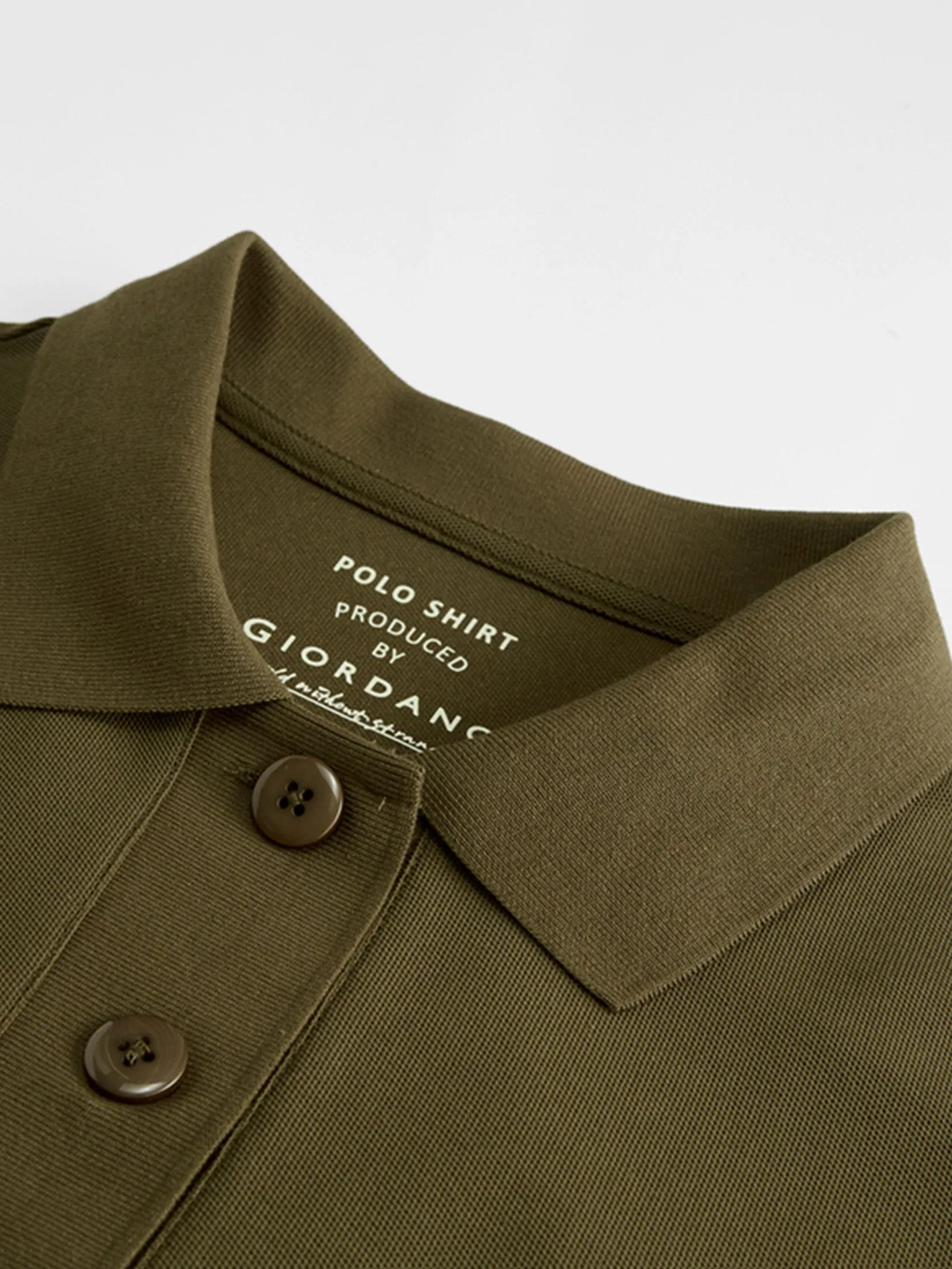 GIORDANO Women's Online Exclusive Cool-touch Polo Shirt Dark Green