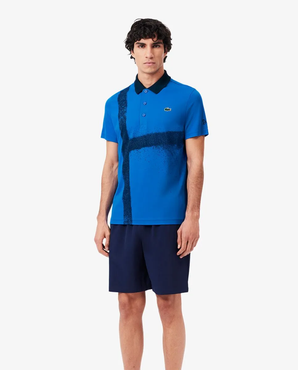 LACOSTE Lacoste Tennis x Novak Djokovic Polo Shirt Blue