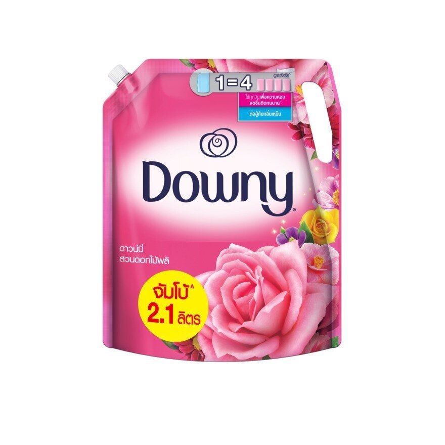 Downy Concentrated Fabric Softener Garden Bloom Refill 2.1 L.