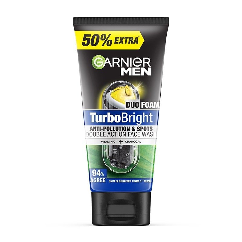 Garnier Men Powerbright Super Duo Foam 150 Ml.