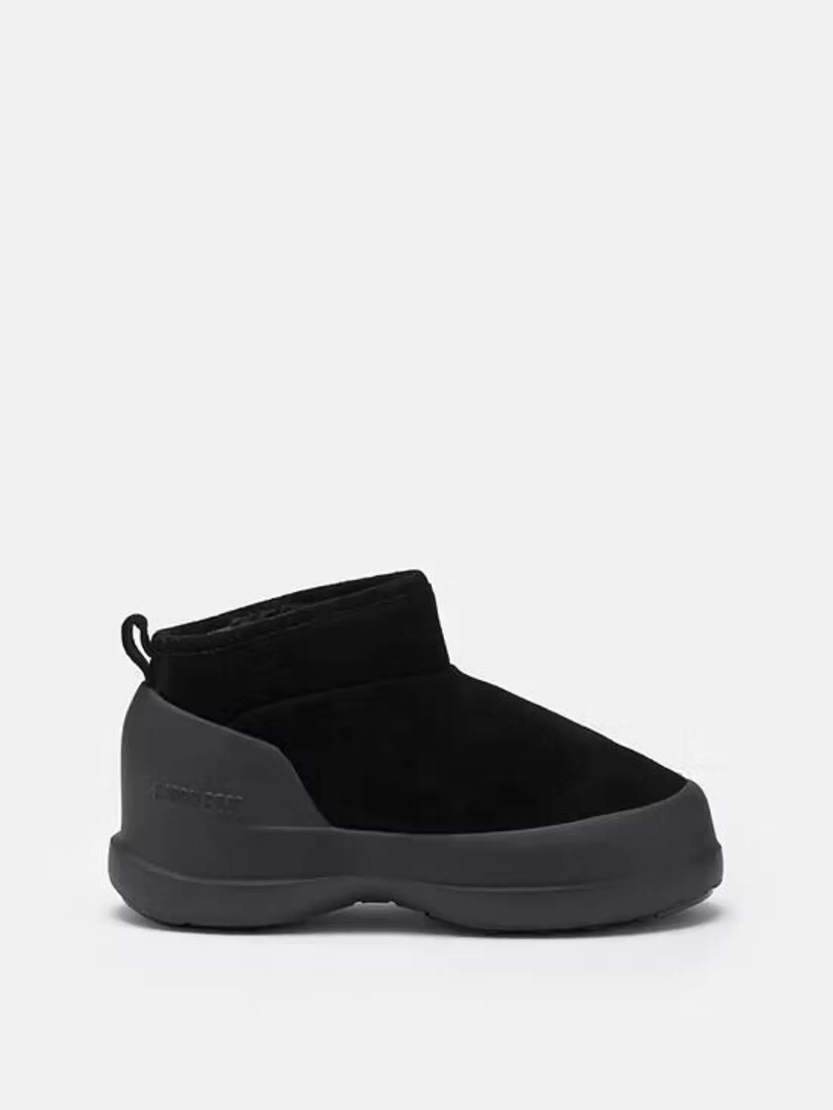MOON BOOT LUNA LOW BOOT SUEDE IN BLACK