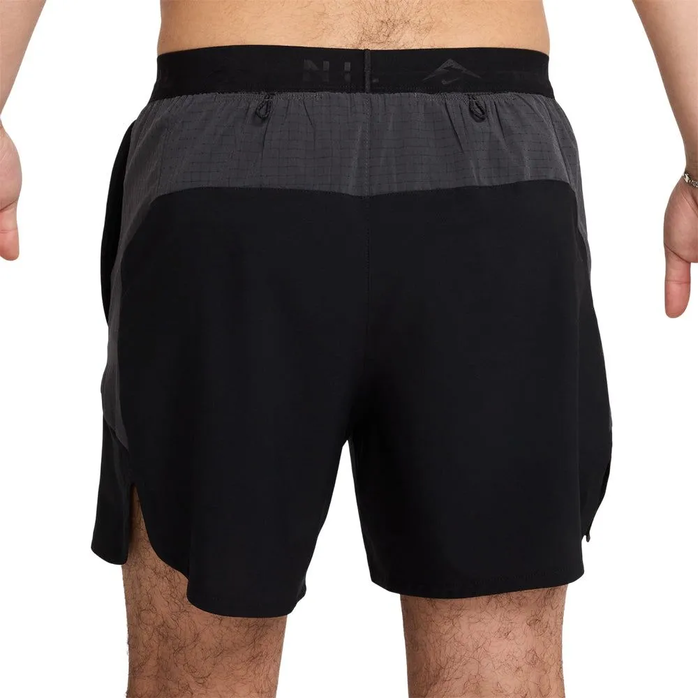 NIKE Dri-FIT Trail 6" Brief-Lined Men Running Shorts Black - NI083AP730ENTH