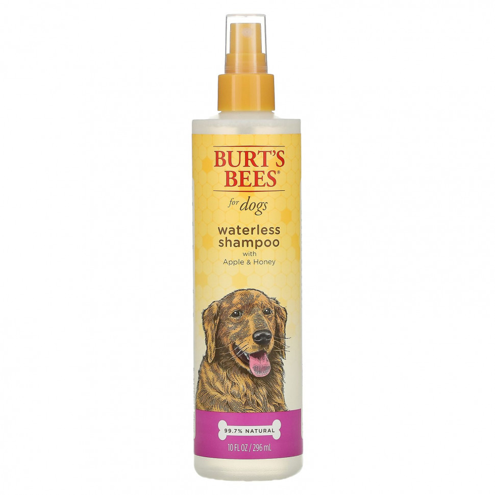 Burt's Bees, Waterless Shampoo for Dogs, Apple & Honey, 10 fl oz (296 ml)