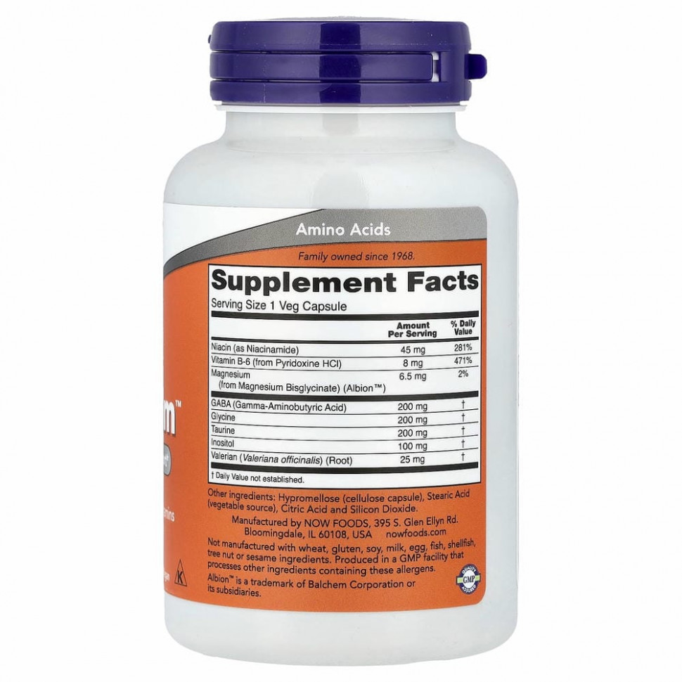 NOW Foods, True Calm, 90 растительных капсул