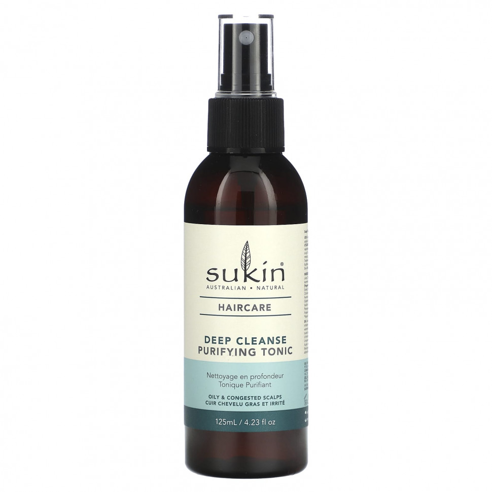 Sukin, Haircare, глубоко очищающий тоник, 125 мл (4,23 жидк. Унции)