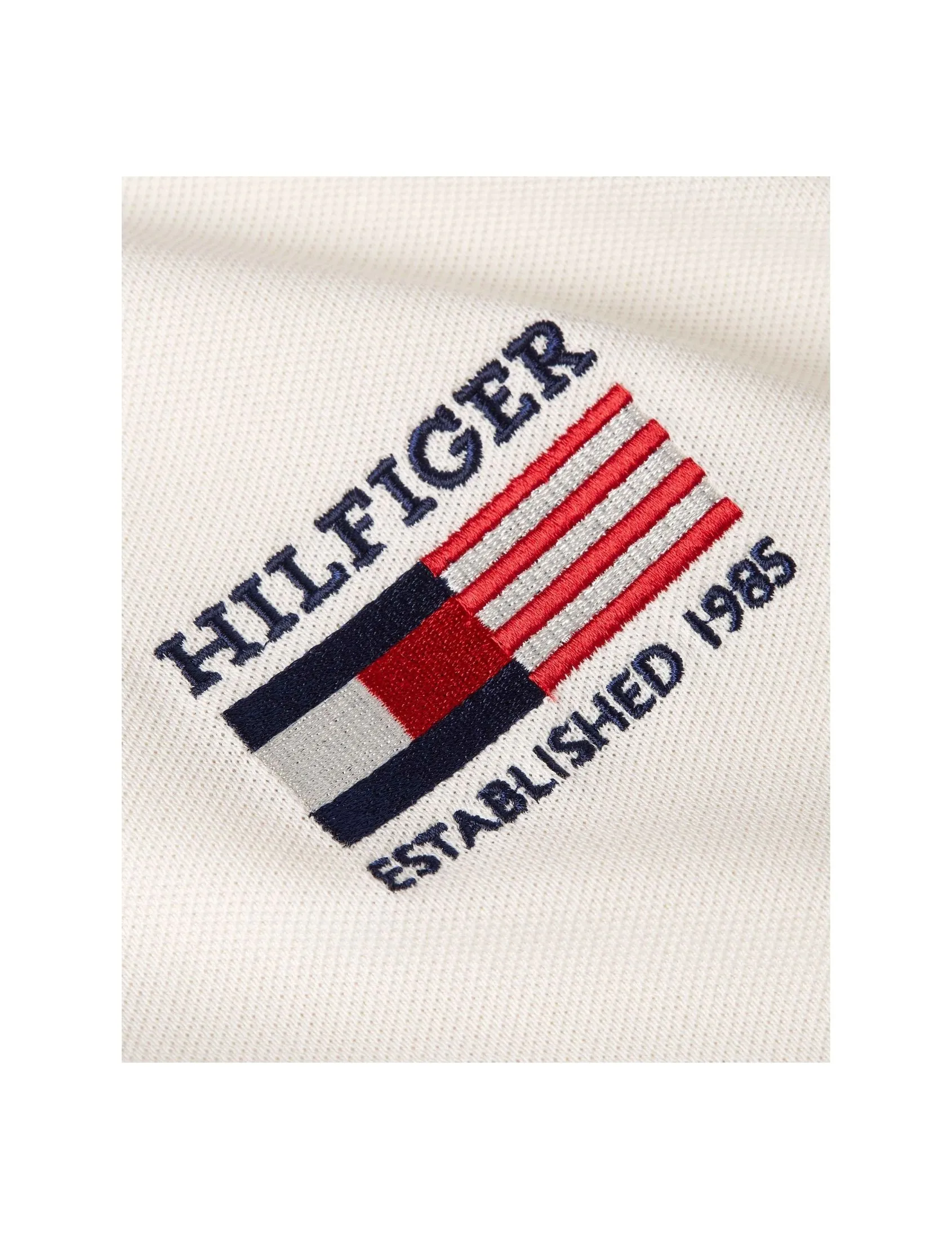 TOMMY HILFIGER MEN POLO Off White Regular