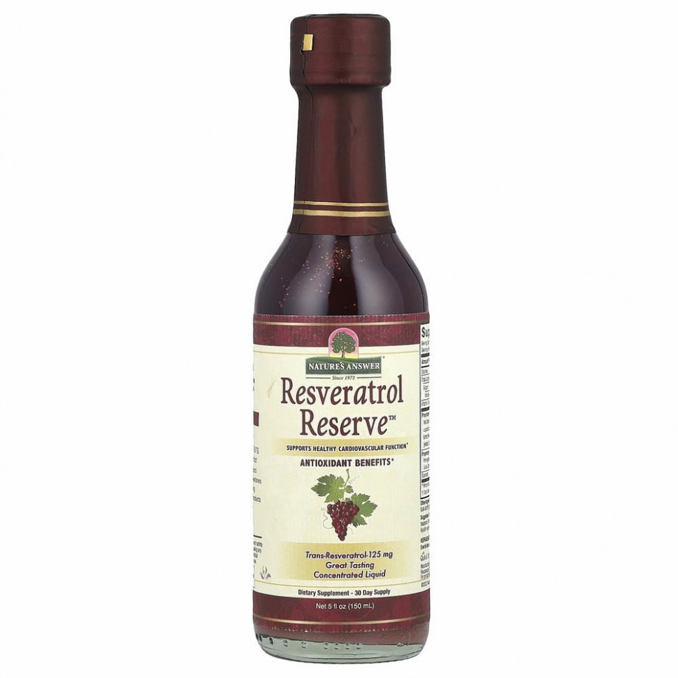 Nature's Answer, Resveratrol Reserve, 150 мл (5 жидк. унций)