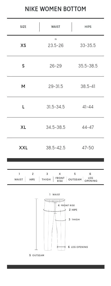 NIKE Women Sweatpants Sportswear Phoenix Fleece DQ5616-010 Black/Sail