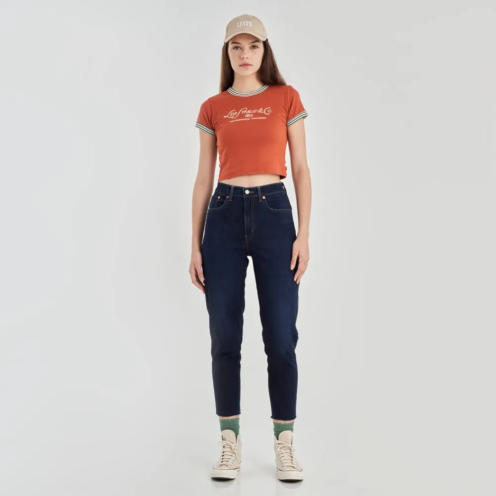 LEVI'S Women's High-Rise Boyfriend Jeans 85873-0121 Cobalt Parade