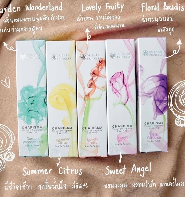 Туалетная вода Charisma от Oriental Princess 5 ароматов