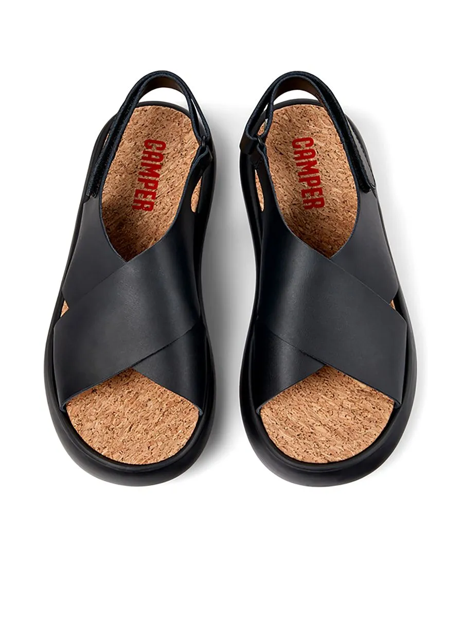 CAMPER Women Sandals Shoes Pelotas Flota Sandal Black