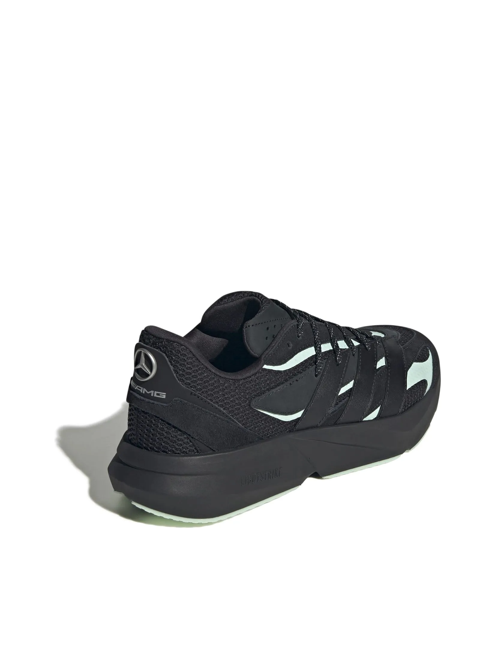 ADIDAS Unisex Sneakers Mercedes - AMG Petronas Formula One Team Lightblaze JR1058 Core Black / Core Black / Frozen Green