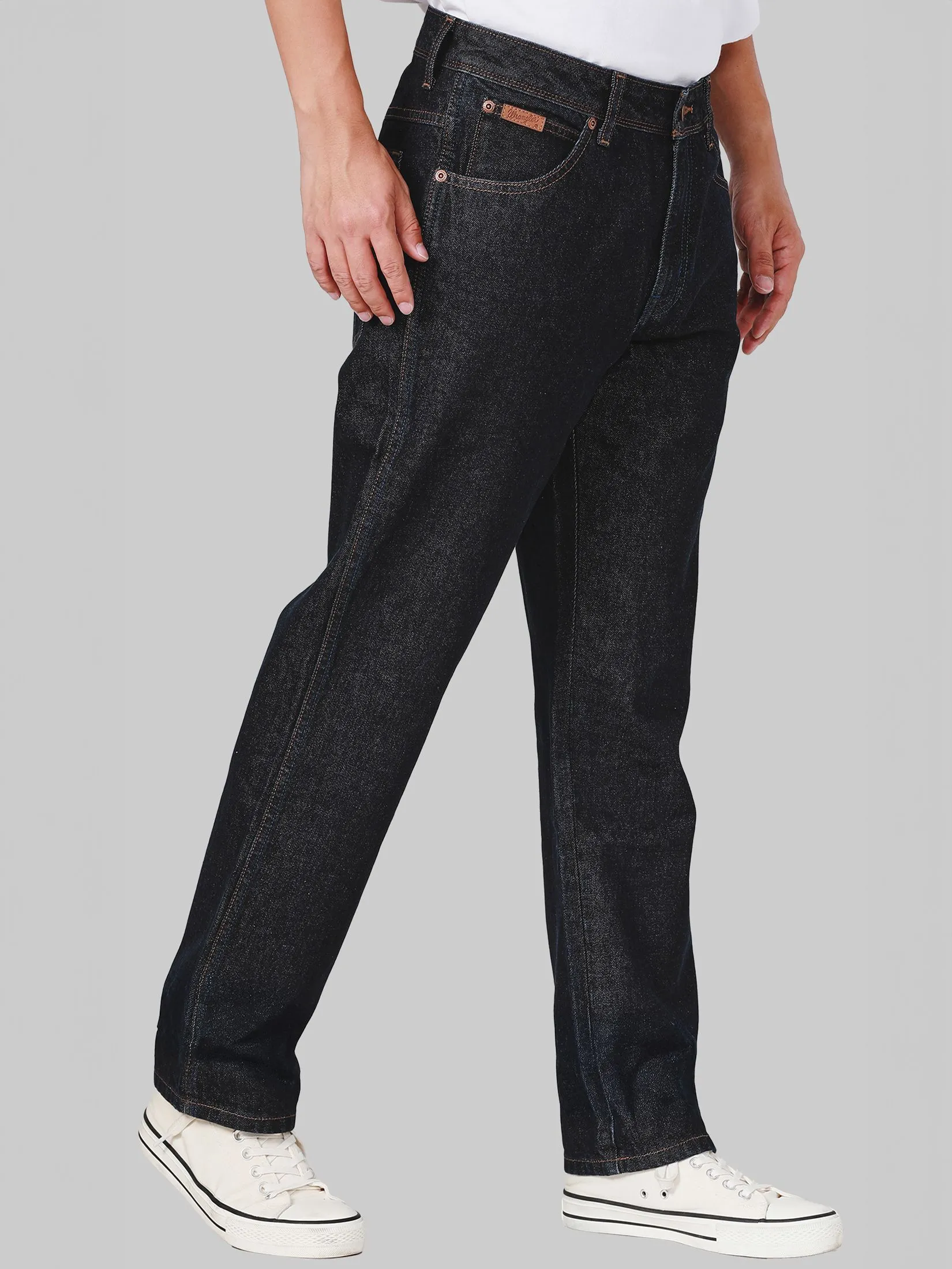 WRANGLER Men's Jeans Mid Texas Fit Dark Indigo