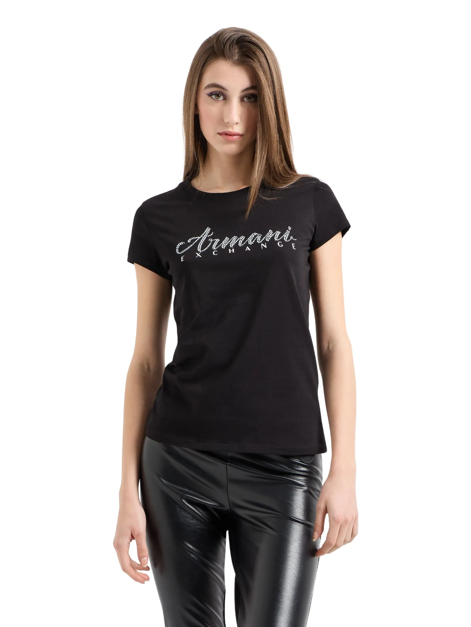 ARMANI EXCHANGE Tee Women 8NYT91-YJG3Z-1200 Black