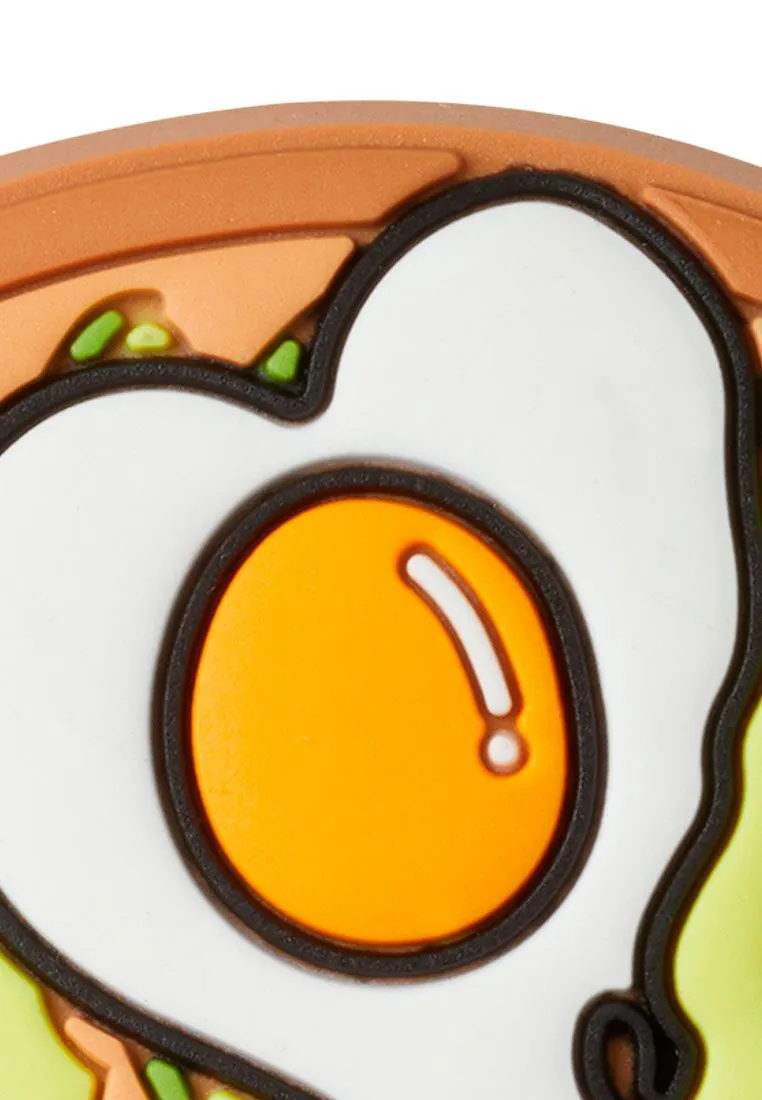 CROCS MULTICOLOR CROCS Jibbitz Avocado Toast With Egg Shoes Charm