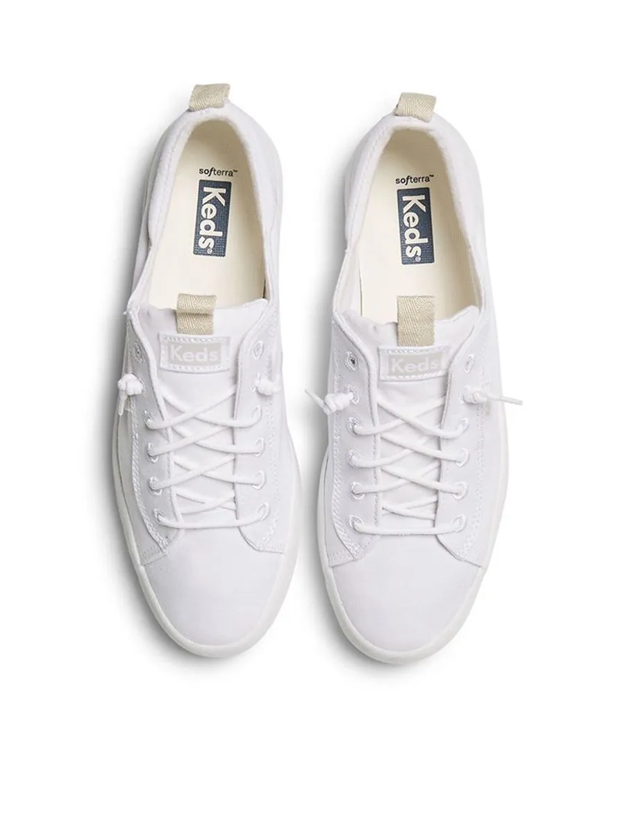 KEDS White Kickback Canvas