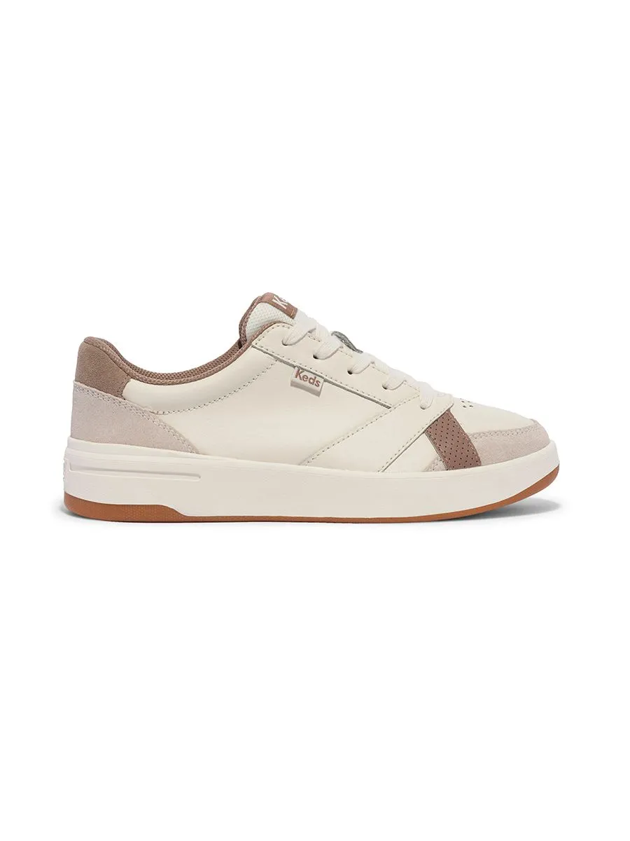 KEDS Women The Court Leather/Suede Brown