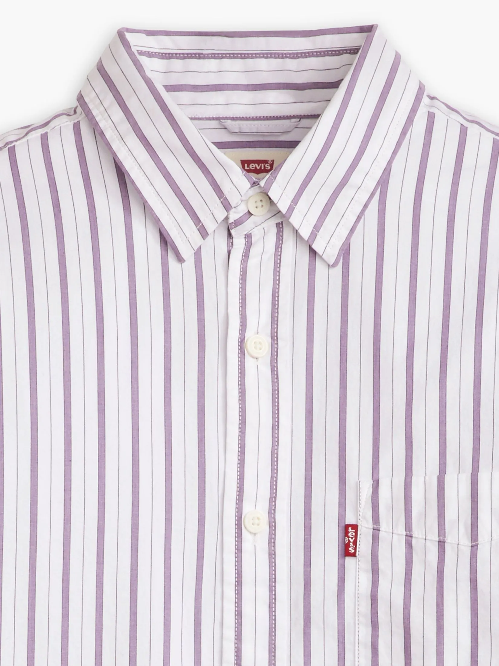 LEVI'S Men's Sunset Pocket Standard Fit Shirt Purples