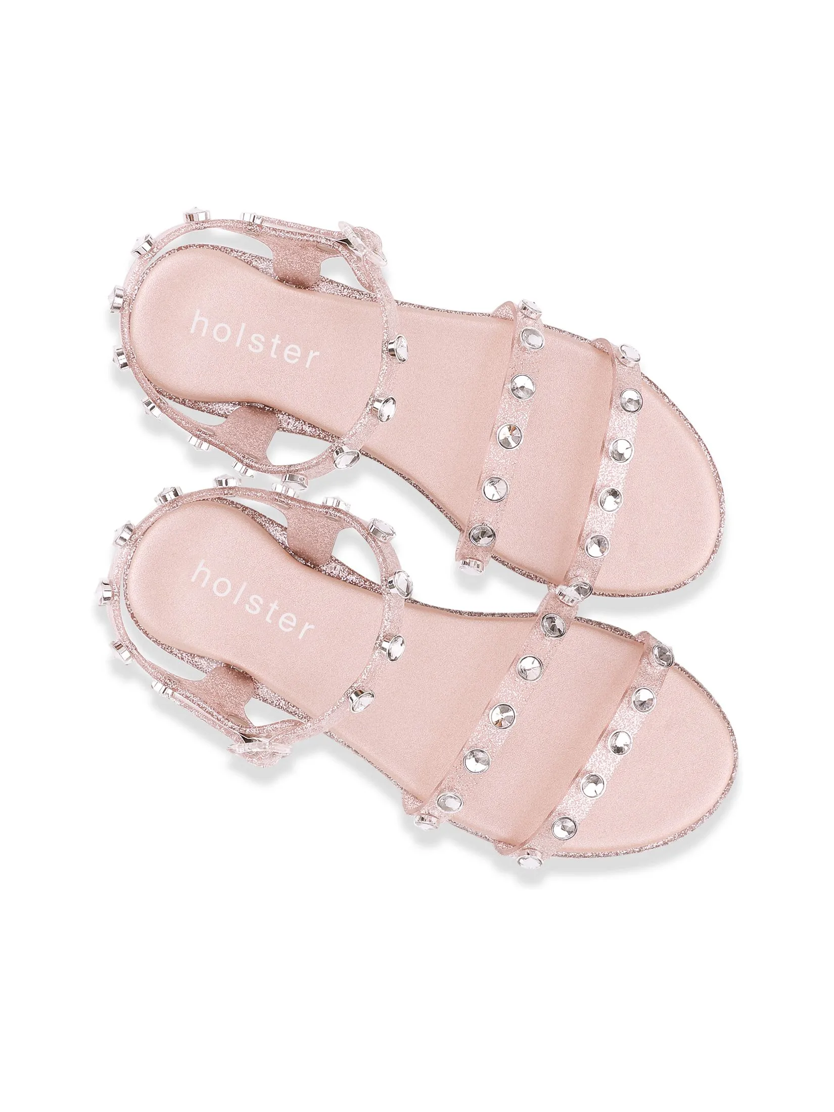 HOLSTER Women Sandals Sassy Glitter Rose