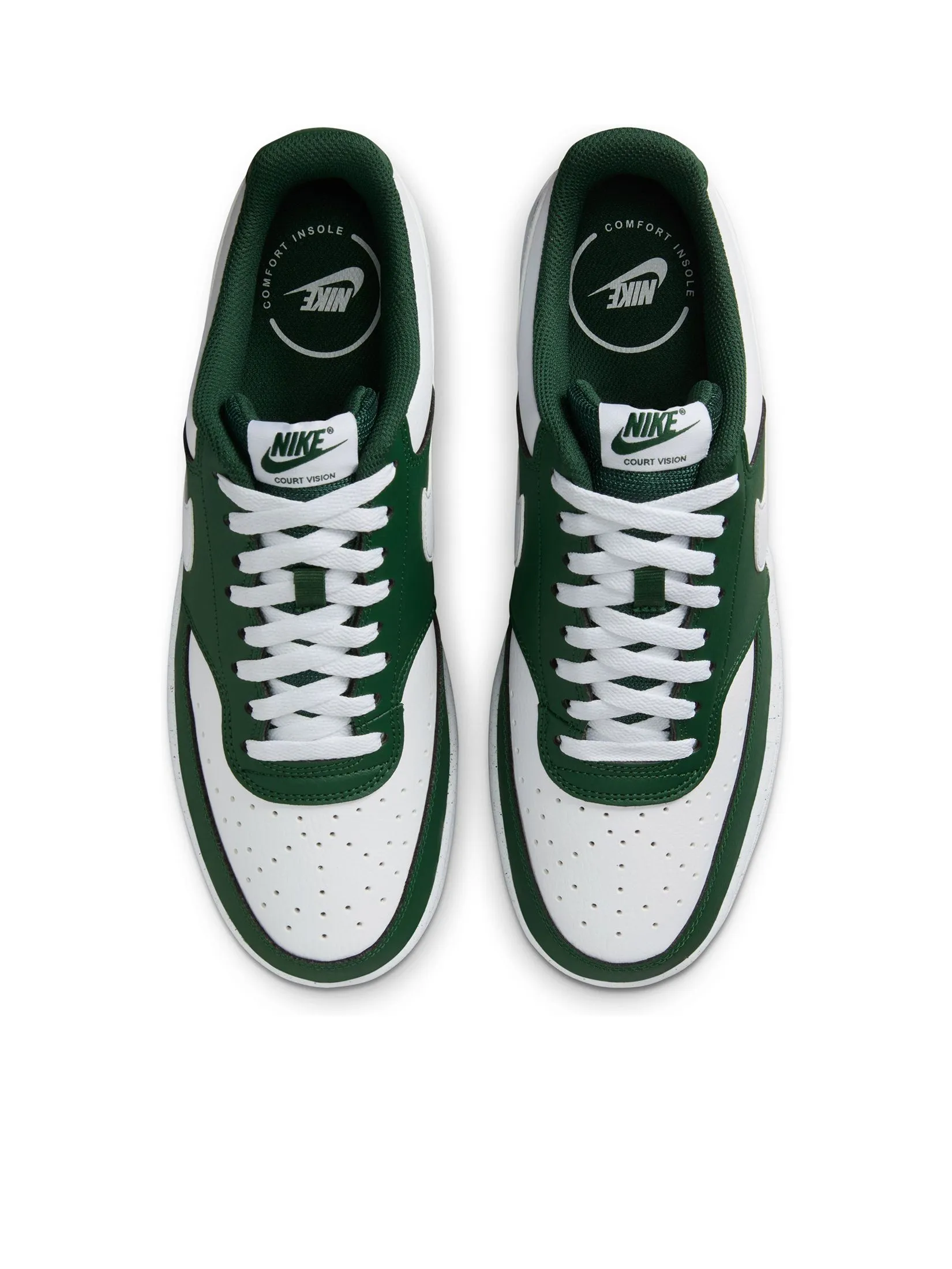 NIKE Men Sneakers Court Vision Low HM9862-300 Fir/White