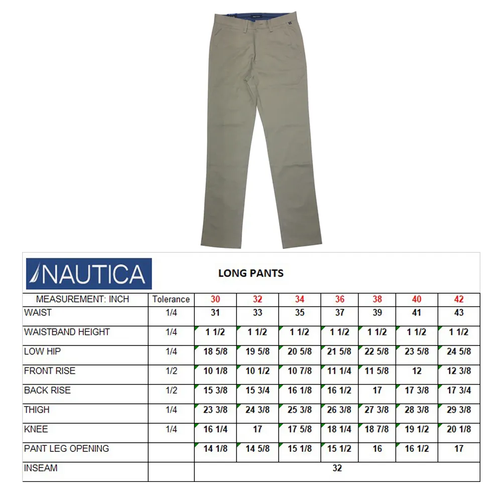 NAUTICA Men Long pants Black