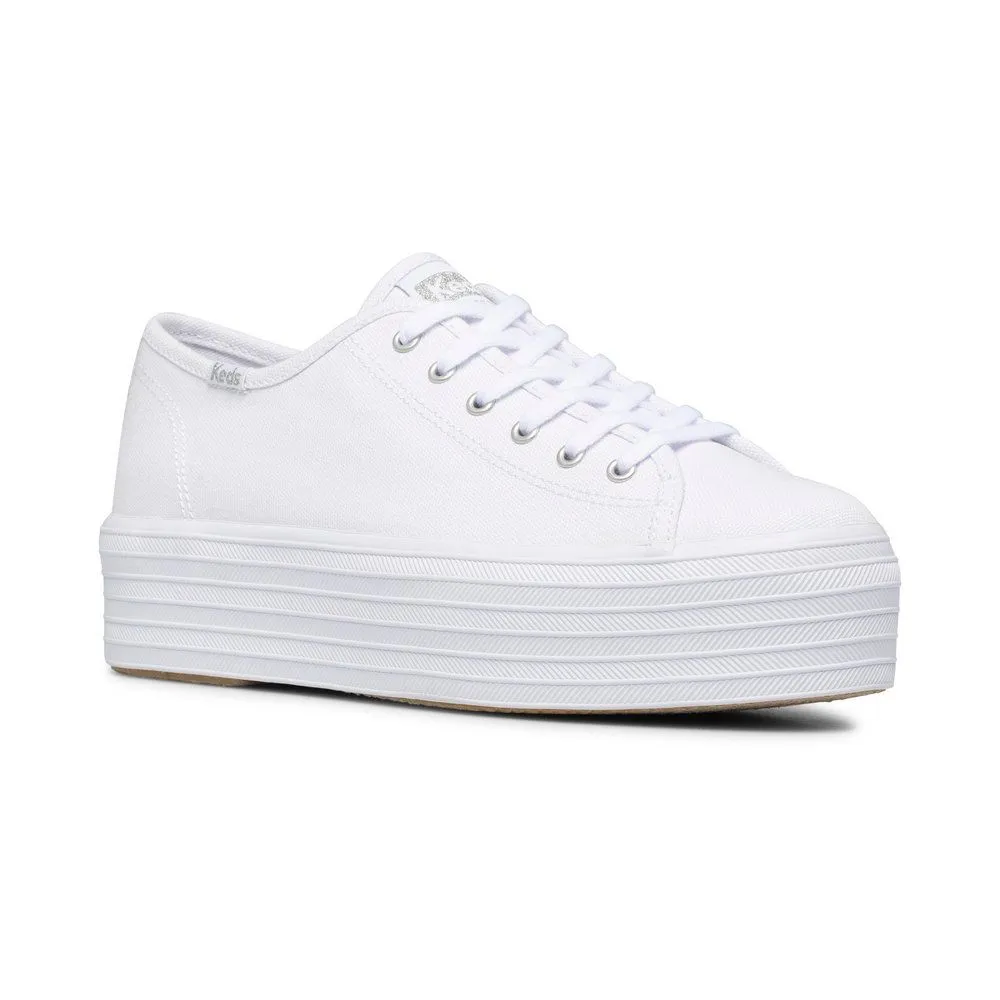 KEDS WHITE Keds TRIPLE UP CANVAS
