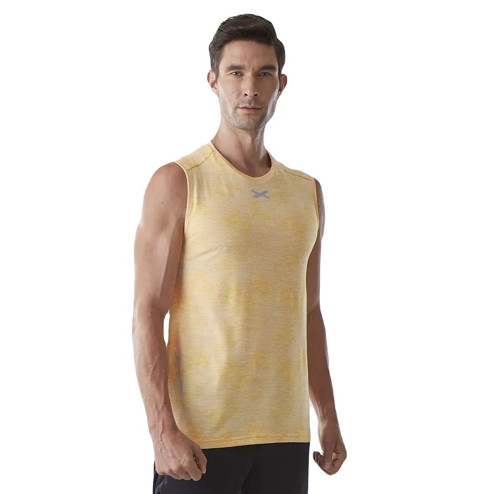 XOLO Yellow Men's XOLO WEAVING WALL TANK TOPS (040028) Size - S