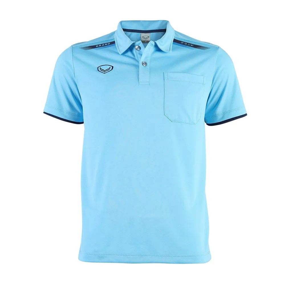 GRAND SPORT Light blue Men's polo shirt (012591)