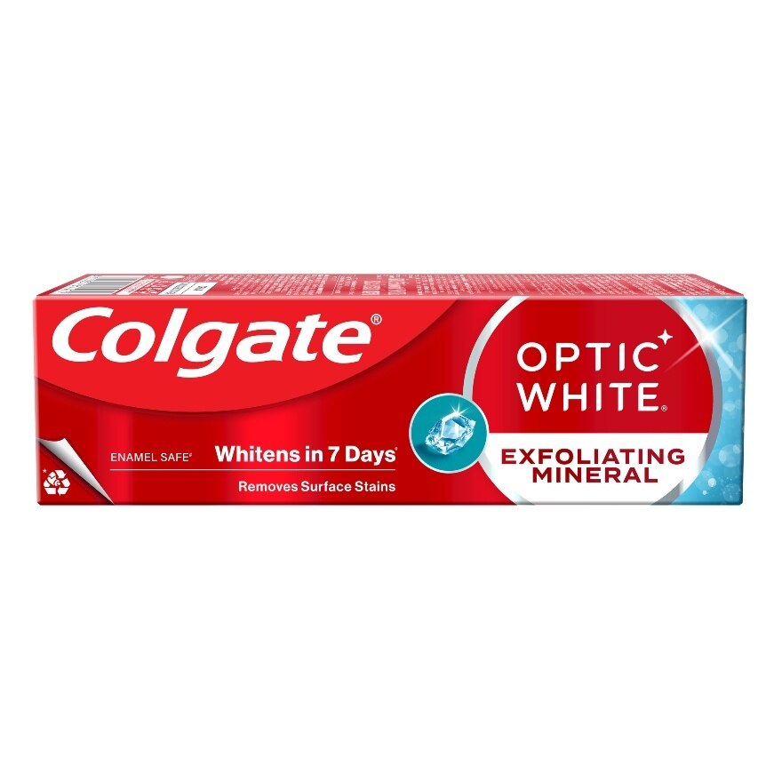 Colgate Toothpaste Optic White Exfoliating Mineral 100 G.
