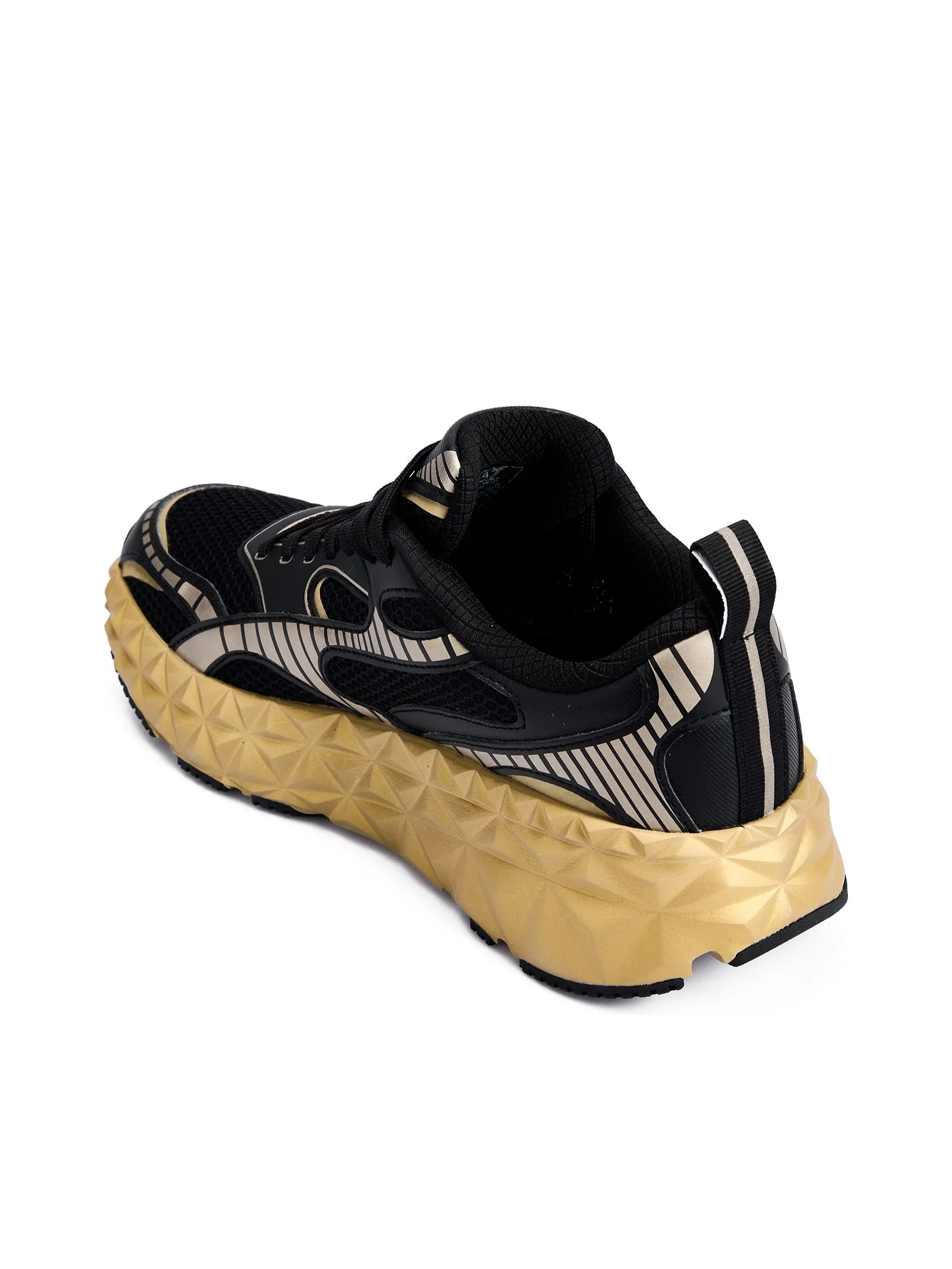 EA7 Men Sneakers SS25 M700 Black+Gold