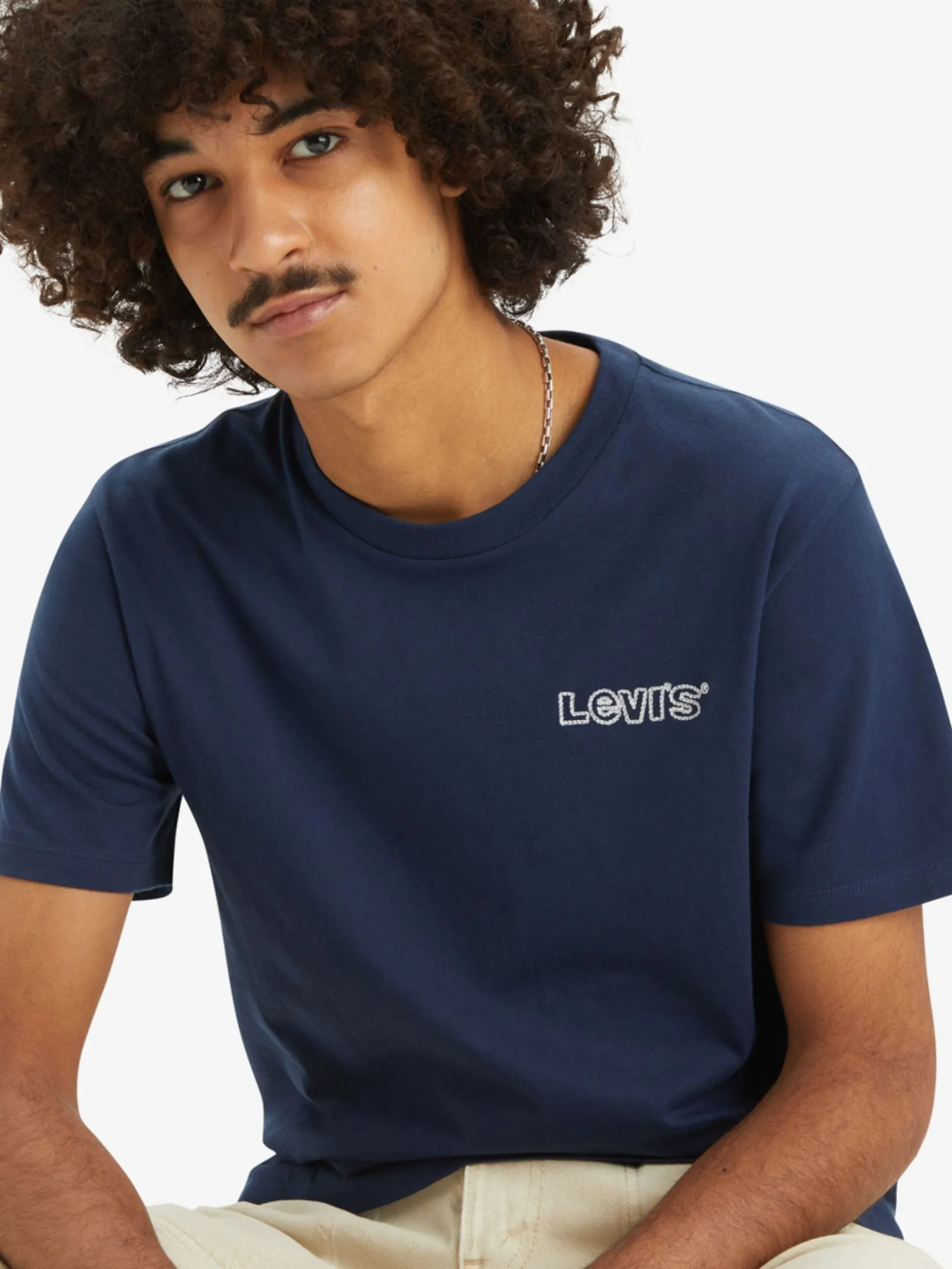 LEVI'S Men's Classic Graphic T-Shirt Navy Blue