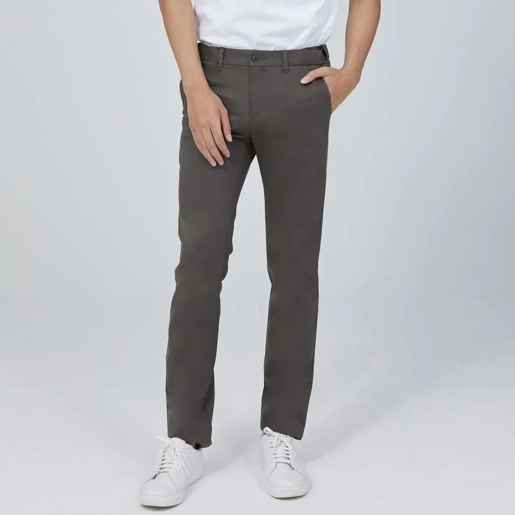 ARROW ARROW EASY MOVE CHINO PANTS Smart Fit Cotton Spandex Khaki SW9T4KO