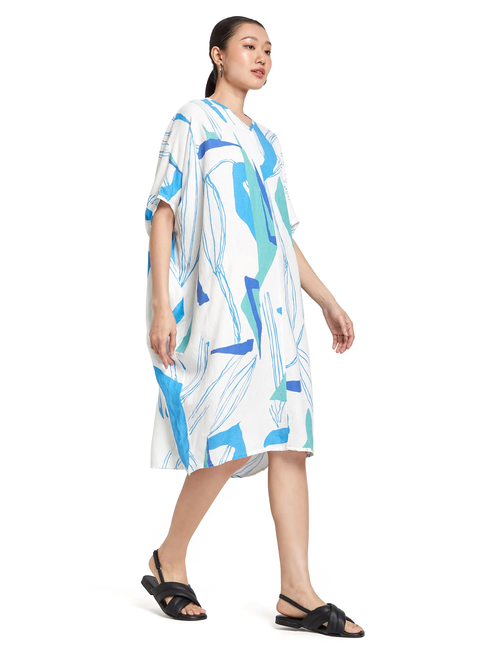 SIMPLICITY Women Dress Short Sleeves Print