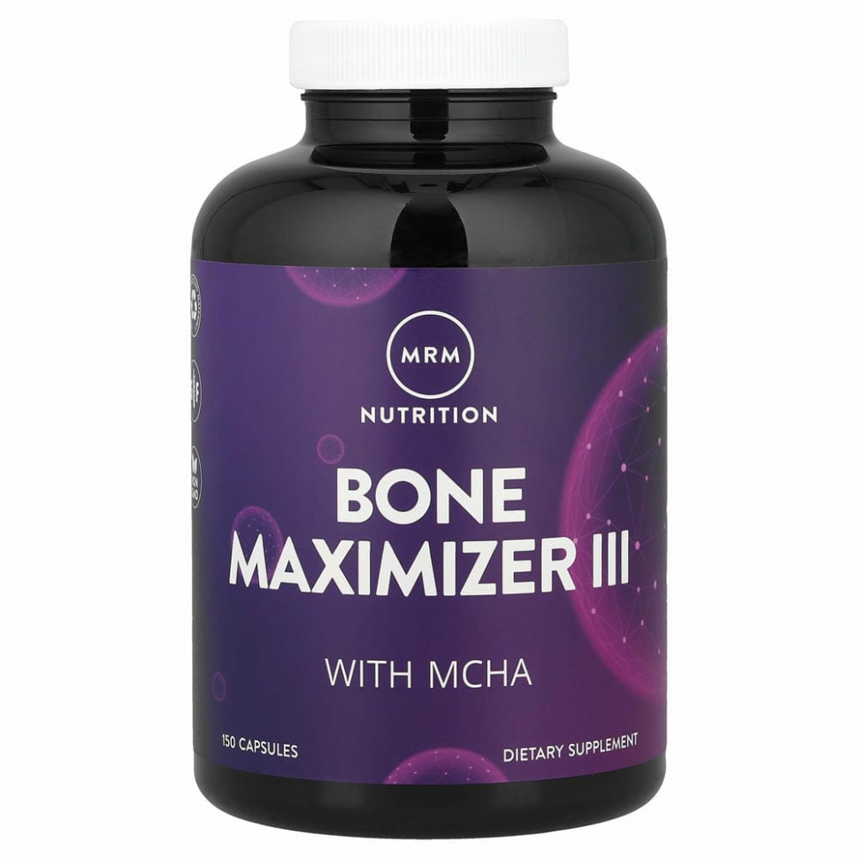 MRM, Nutrition, Bone Maximizer III с МКГА, 150 капсул